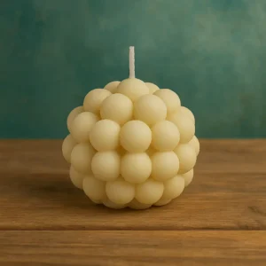 lumânare sferă bubble - ceara de soia