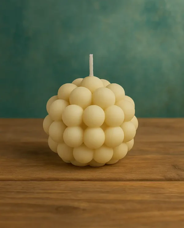 lumânare sferă bubble - ceara de soia