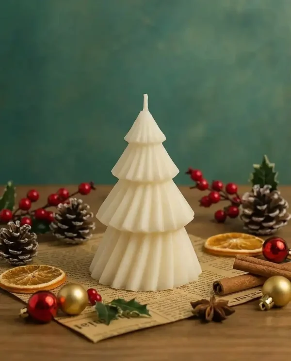 lumanare bradut - ceara de soia