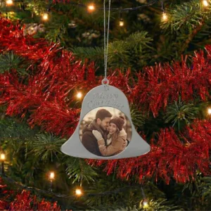 ornament metalic brad clopotel