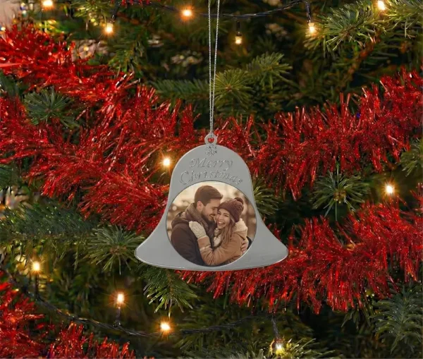 ornament metalic brad clopotel