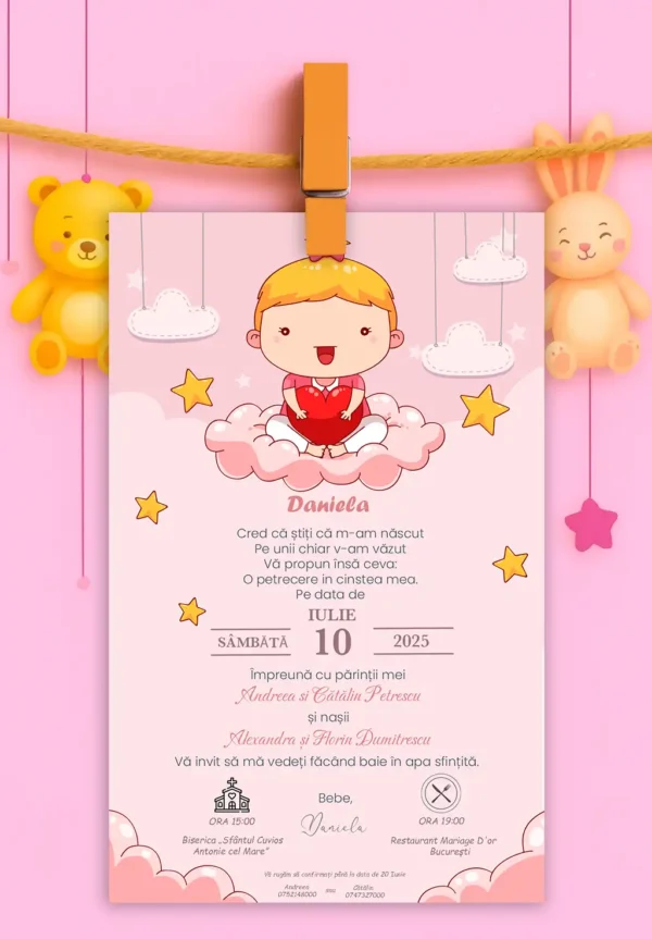 invitatie de botez model 4