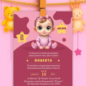 invitatie de botez model 2