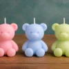 lumanare Mini Ursulet inimioara_