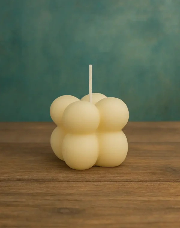 Lumanare Mini Cub Bubble – Ceara de Soia lumanare mini cub bubble - ceara de soia