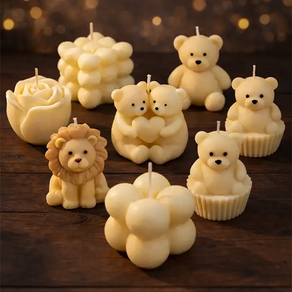 lumânări handmade din ceară naturală