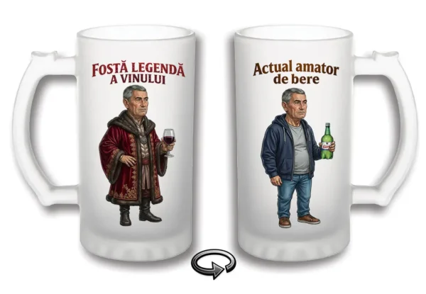 halba personalizata fosta legenda a vinului, actula amator de bere