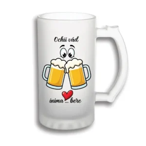 halba personalizata ochii vad inima bere