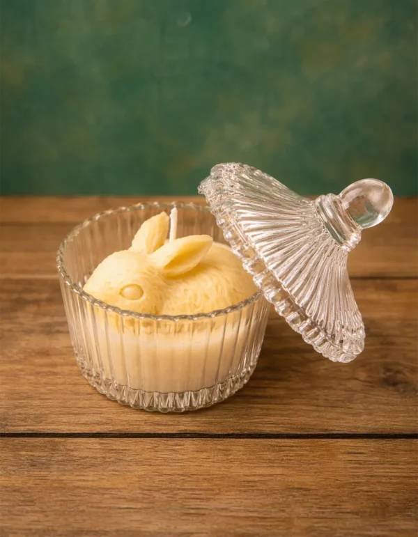 Lumânare Iepuraș – Ceară de Soia