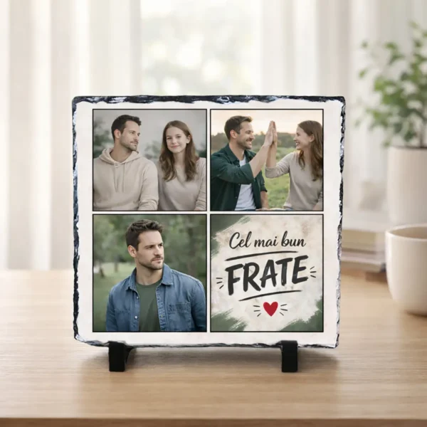 placa ardezie personalizata frate