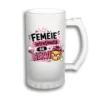 Halba bere personalizata Femeie inretinuta cu Nervi