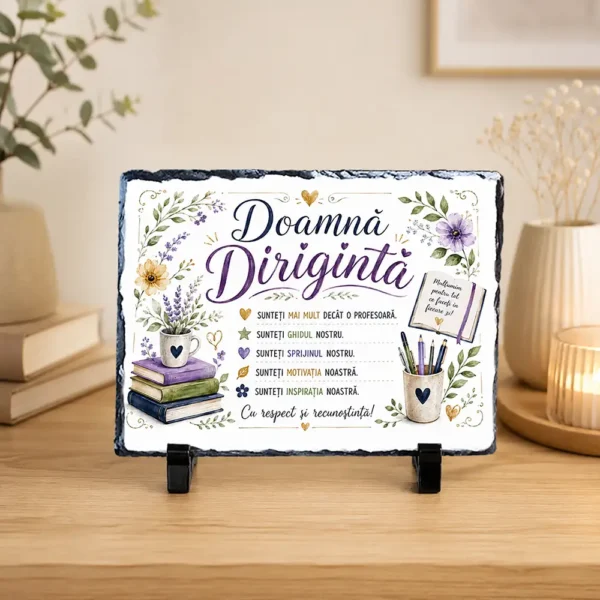 Placă Ardezie pentru Diriginta