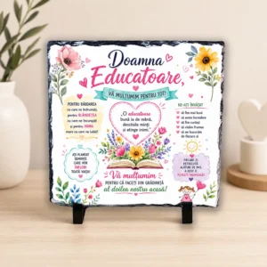 Placă Ardezie pentru Educatoare