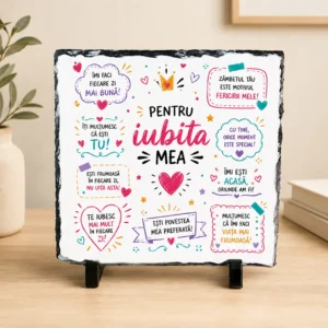 placă ardezie pentru iubita mea