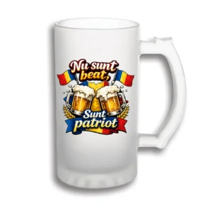 halba bere personalizata sunt patriot