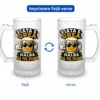 Halbă bere personalizată 500 ml – „Viața e grea, halba să fie plină” halba bere personalizata viata e grea 2