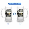 Halbă Bere Personalizată 500 ml – A bad day fishing_
