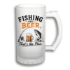 Halbă Bere Personalizată 500 ml–Fishing and beer